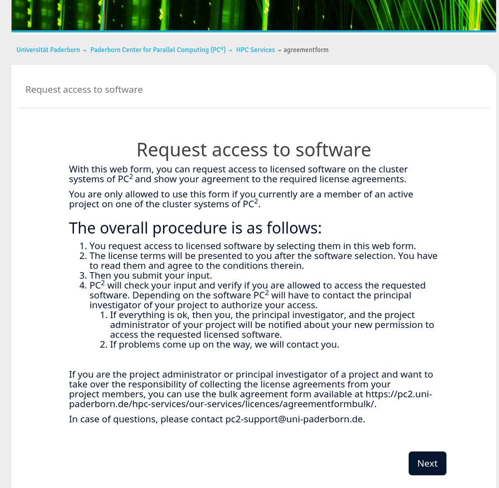 License Conditions For Users (Admin Guide) - HPC Wiki